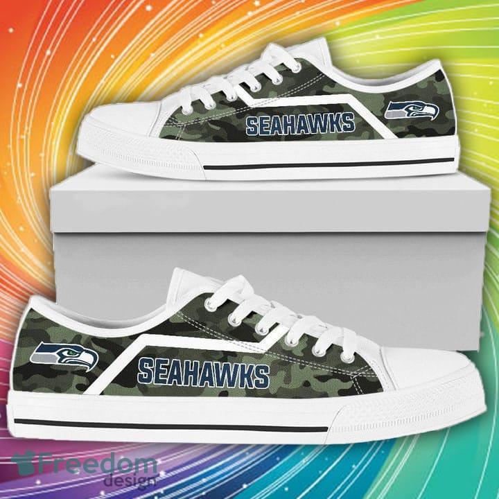 Seattle Seahawks NFL 3 Low Top Sneakers Low Top Shoes Men And Women For Fans - Seattle Seahawks NFL 3 Low Top Sneakers Low Top Shoes LT0331_1