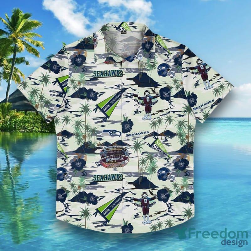 Men's Seattle Seahawks Floral Shirt