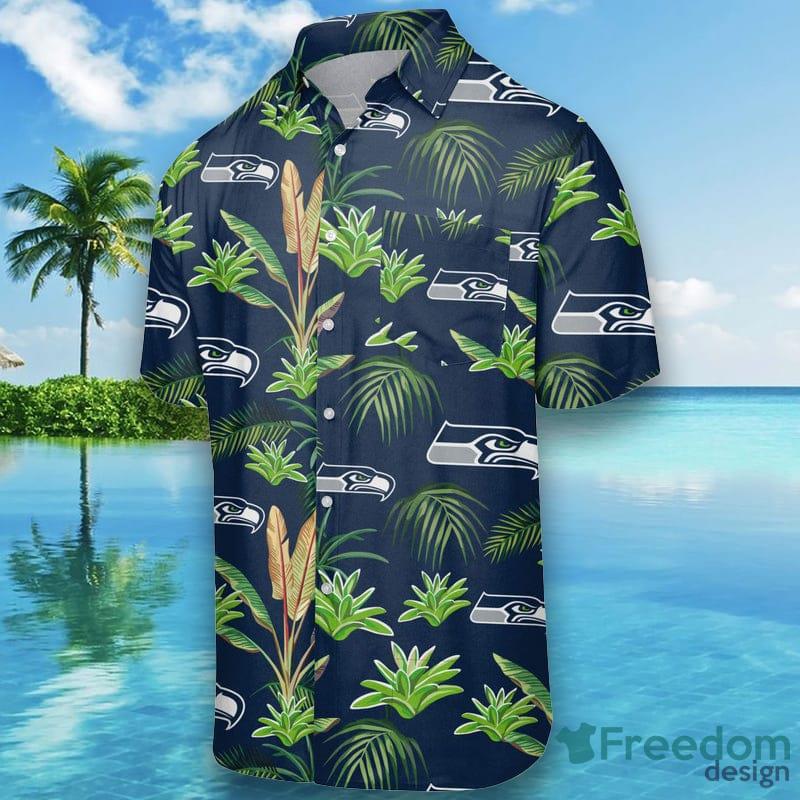 Seattle Seahawks Hawaiian Shirt And Short - Freedomdesign