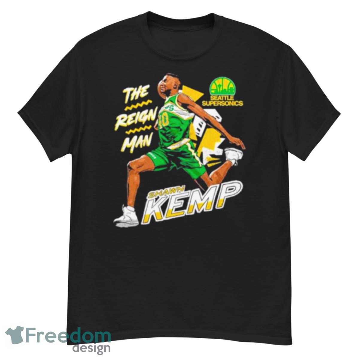 Seattle Supersonics Shawn Kemp The Reign Man Shirt - G500 Men’s Classic T-Shirt