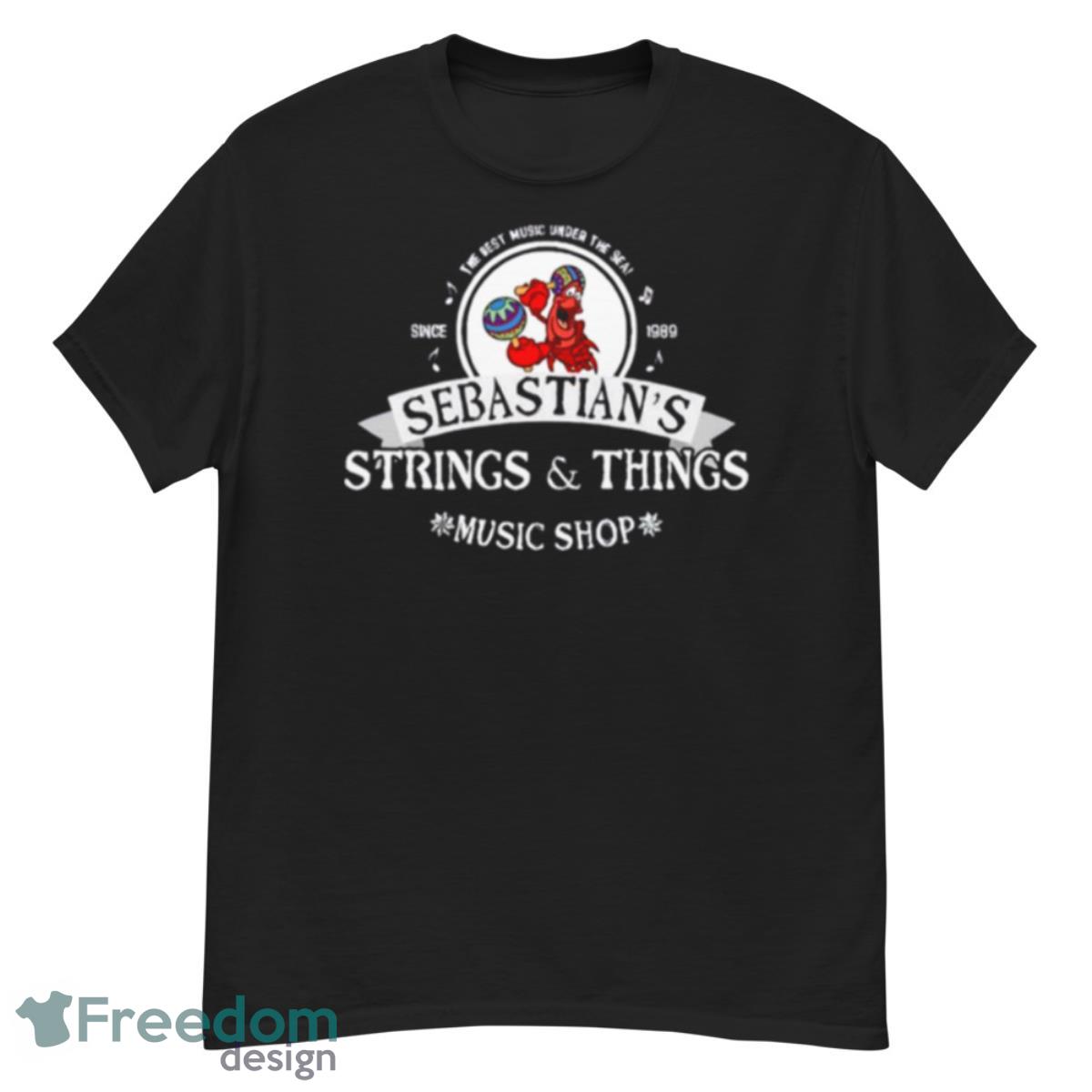 Sebastian’s Strings & Things Music Shop Little Mermaid Shirt - G500 Men’s Classic T-Shirt