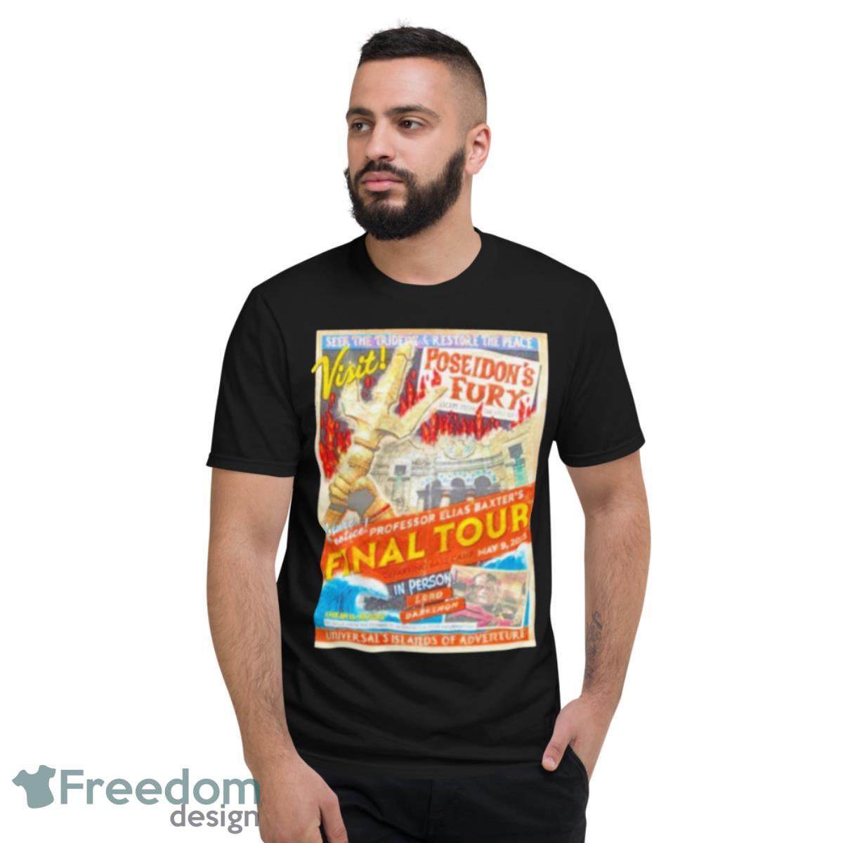 Seek The Trident And Restore The Peace Poseidon’s Fury Farewell Shirt - Short Sleeve T-Shirt