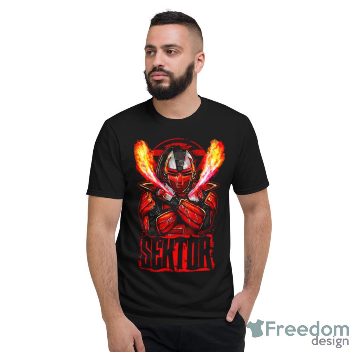Sektor On Fire Mortal Kombat Art Shirt