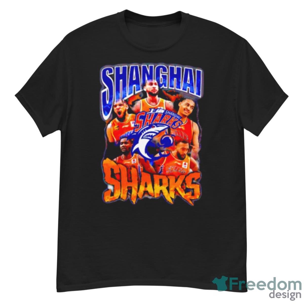 Shanghai Sharks Players Picture Collage Shirt - G500 Men’s Classic T-Shirt