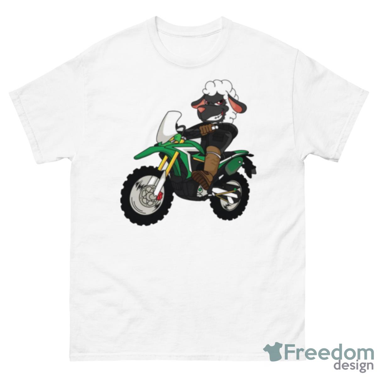 Sheep Biker Funny Art Shirt - 500 Men’s Classic Tee Gildan