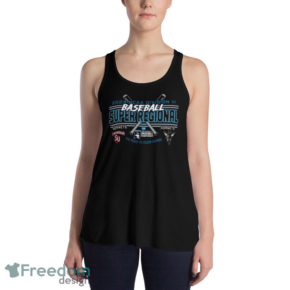 Shenandoah Hornets Vs Hornets 2023 NCAA Division III Baseball Super Regional The Road To Cedar Rapids shirt - 8800 Womens Flowy Racerback Tank Shenandoah Hornets Vs Hornets 2023 NCAA Division III Baseball Super Regional The Road To Cedar Rapids shirt - 8800 Womens Flowy Racerback Tank