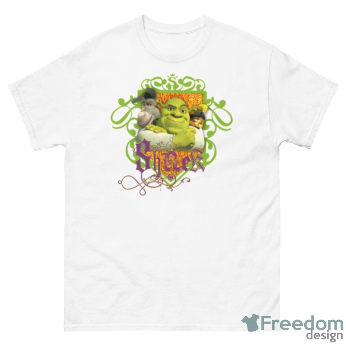 Shrek Group Crest Shirt - 500 Men’s Classic Tee Gildan