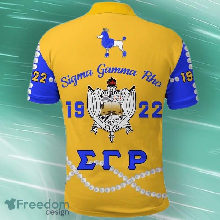 Sigma Gamma Rho Yellow Tea Rose Polo Shirts birthday For Men And Women image Sigma Gamma Rho Yellow Tea Rose Polo Shirts birthday For Men And Women - Sigma Gamma Rho Yellow Tea Rose Polo Shirts birthday_2