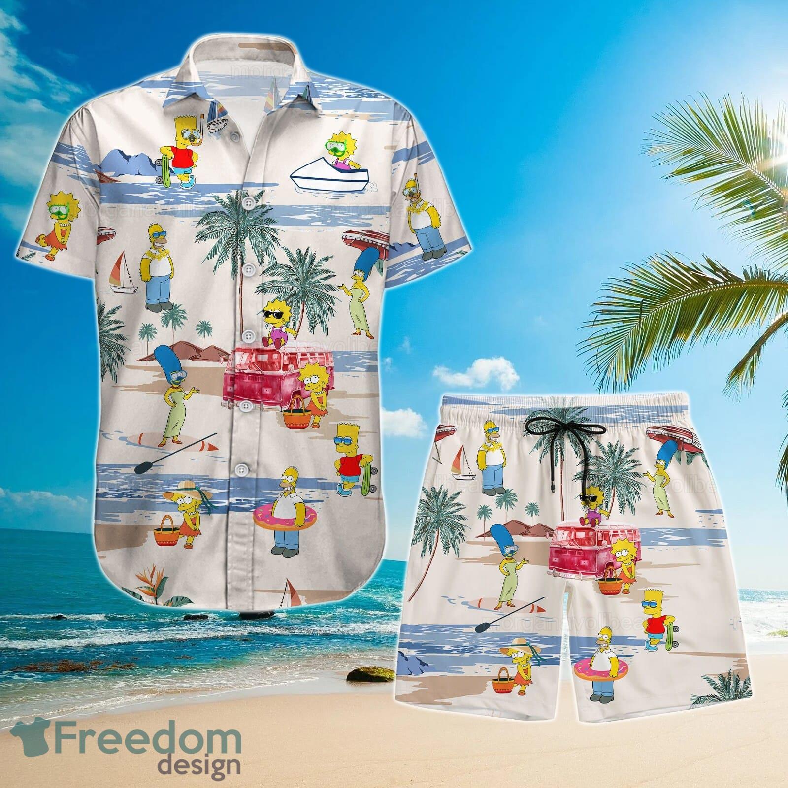 Simpson Hawaiian Shirt And Short For Men And Women Product Photo 1