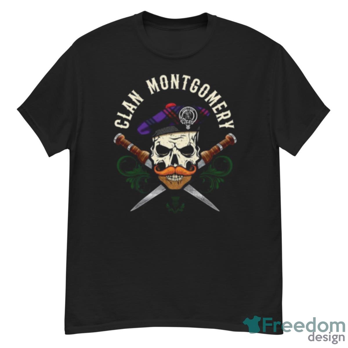 Skull Crest Badge Dirk Clan Montgomery Scottish Shirt - G500 Men’s Classic T-Shirt