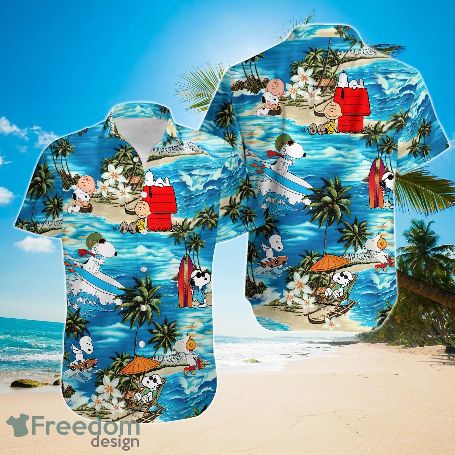 Snoopy Summer Time Hawaiian Shirt Beach Shirt Fashion Summer Shirt Product Photo 1