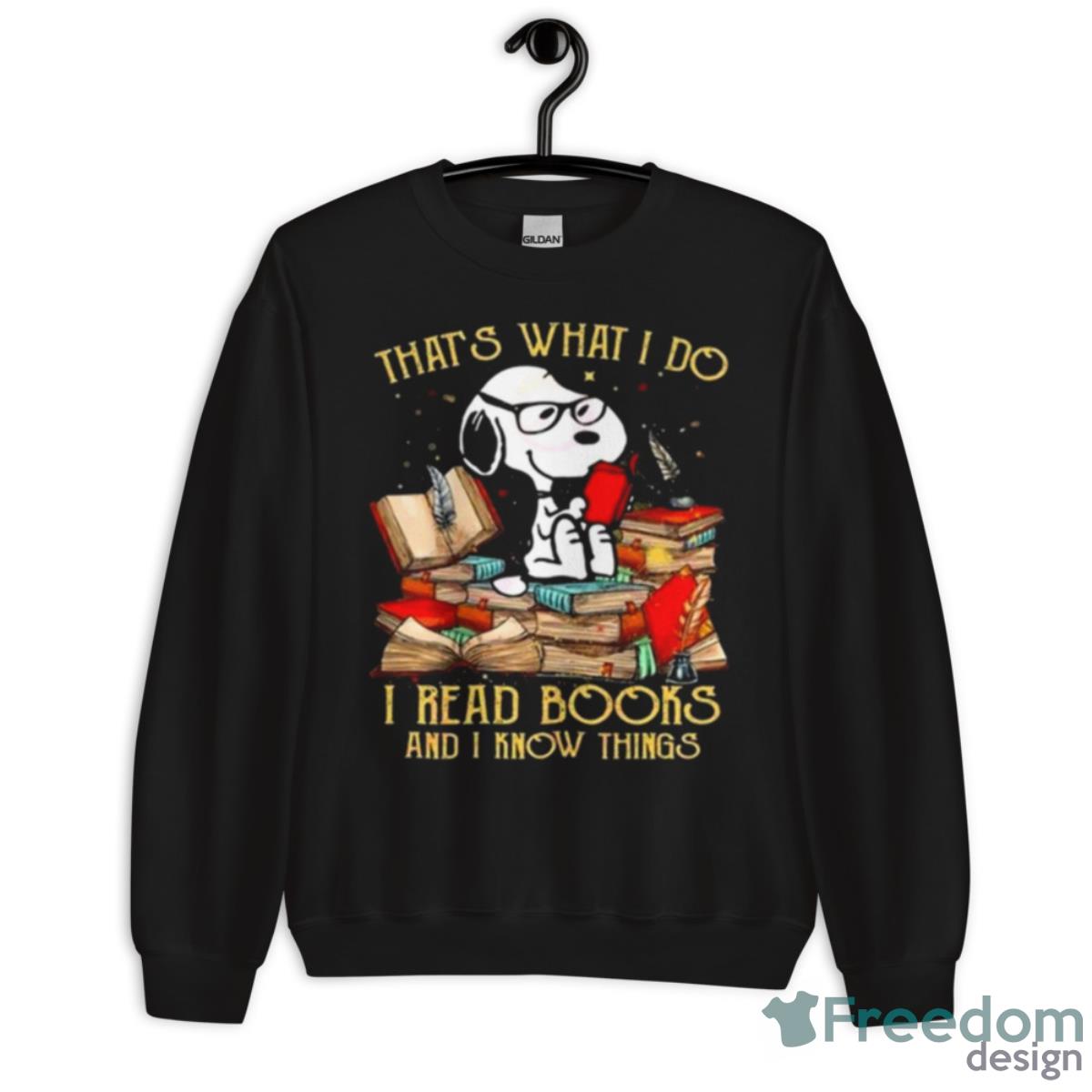 Snoopy That’s What I Do I Read Books And I Know Things 2023 Vintage Shirt - Unisex Crewneck Sweatshirt Snoopy That’s What I Do I Read Books And I Know Things 2023 Vintage Shirt - Unisex Crewneck Sweatshirt