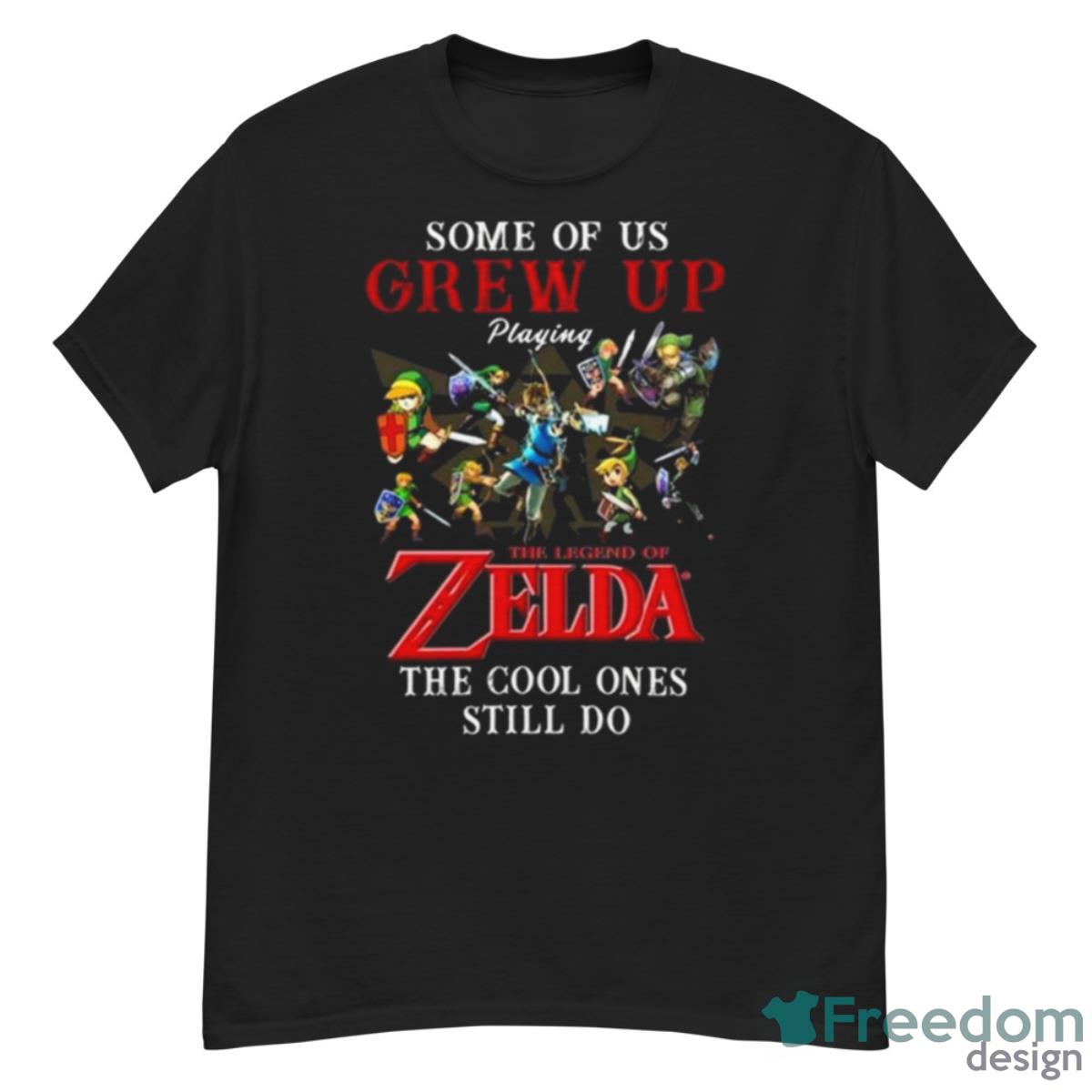 Some Of Us Grew Up Playing The Legend Of Zelda The Cool Ones Still Do 2023 Shirt - G500 Men’s Classic T-Shirt