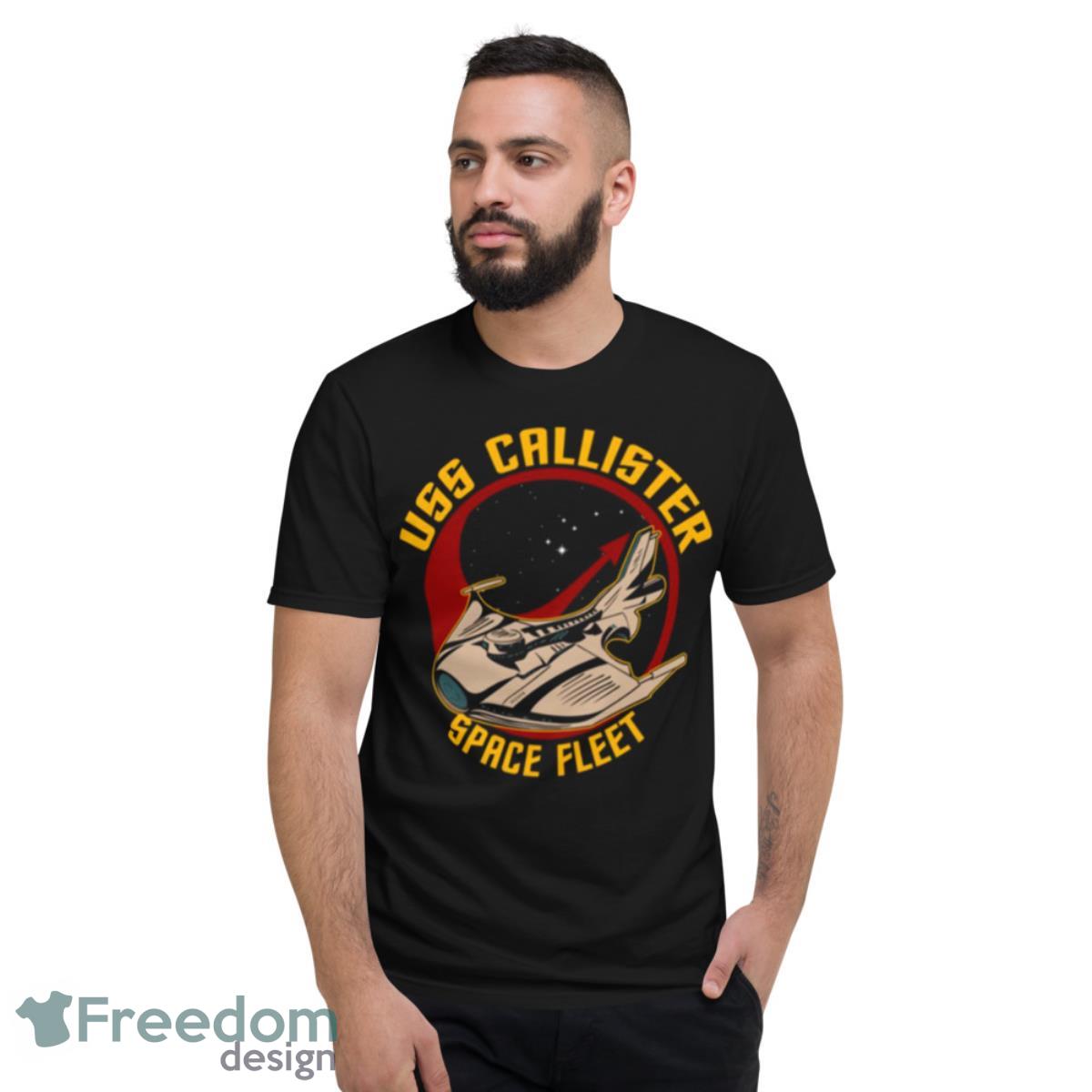 Space Fleet Uss Callister Round Black Mirror Shirt - Short Sleeve T-Shirt