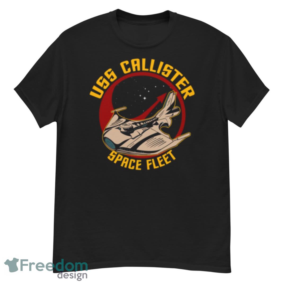 Space Fleet Uss Callister Round Black Mirror Shirt - G500 Men’s Classic T-Shirt