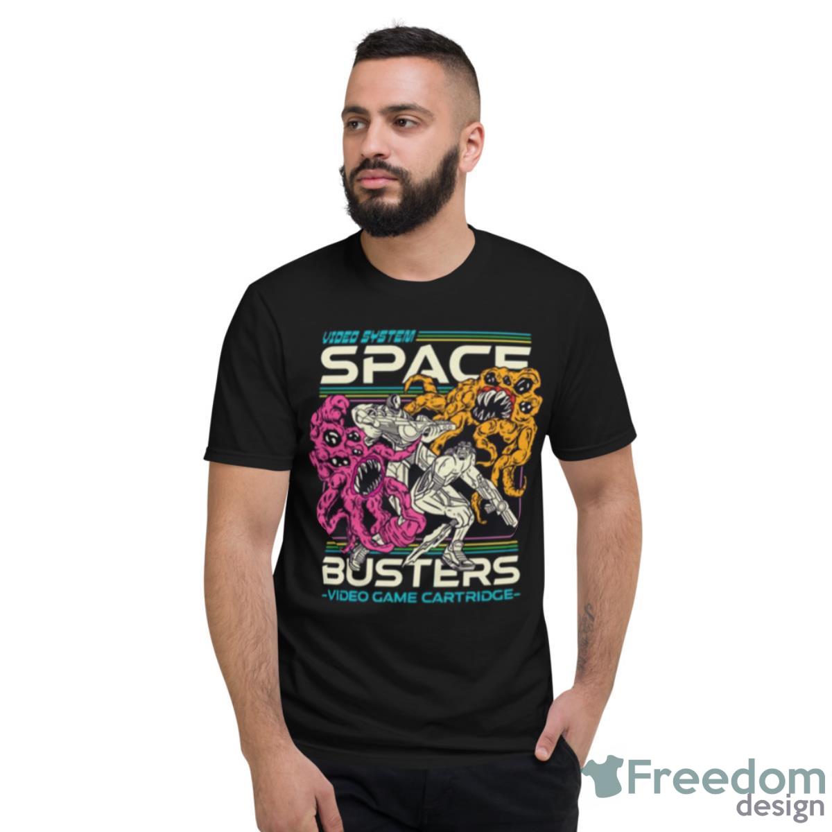 Space Hunters Vs Aliens Video Game Tribute Active Shirt - Short Sleeve T-Shirt