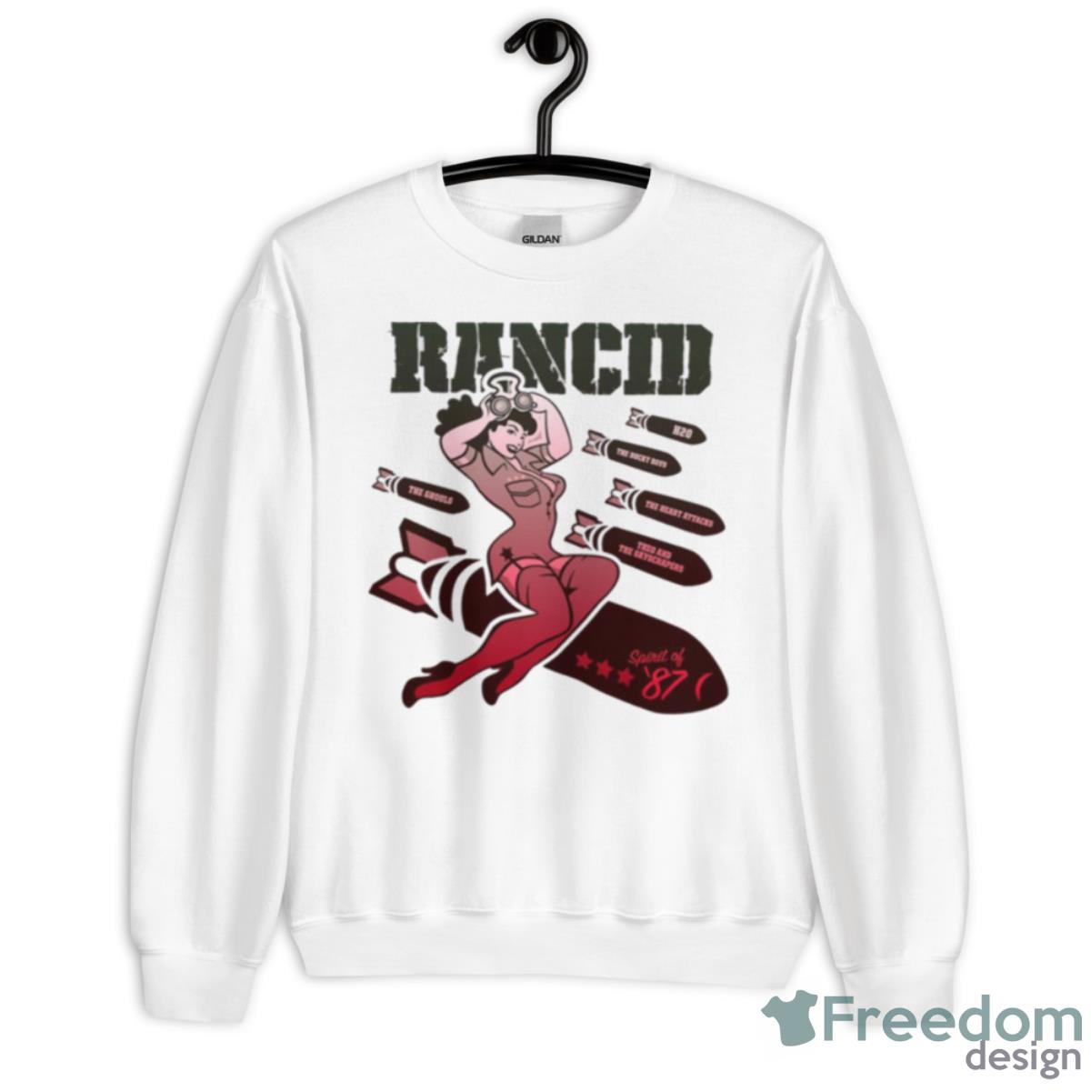 Spirit Rancid Band Shirt - Unisex Heavy Blend Crewneck Sweatshirt