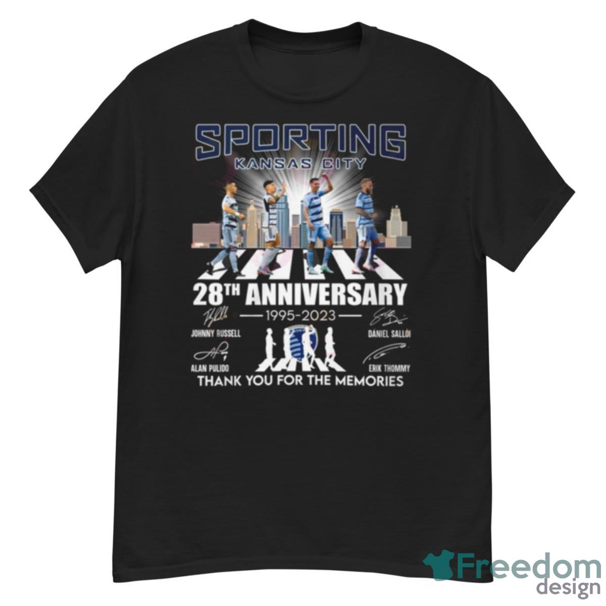 Sporting Kansas City 28th Anniversary 1995 – 2023 Thank You For The Memories T Shirt - G500 Men’s Classic T-Shirt