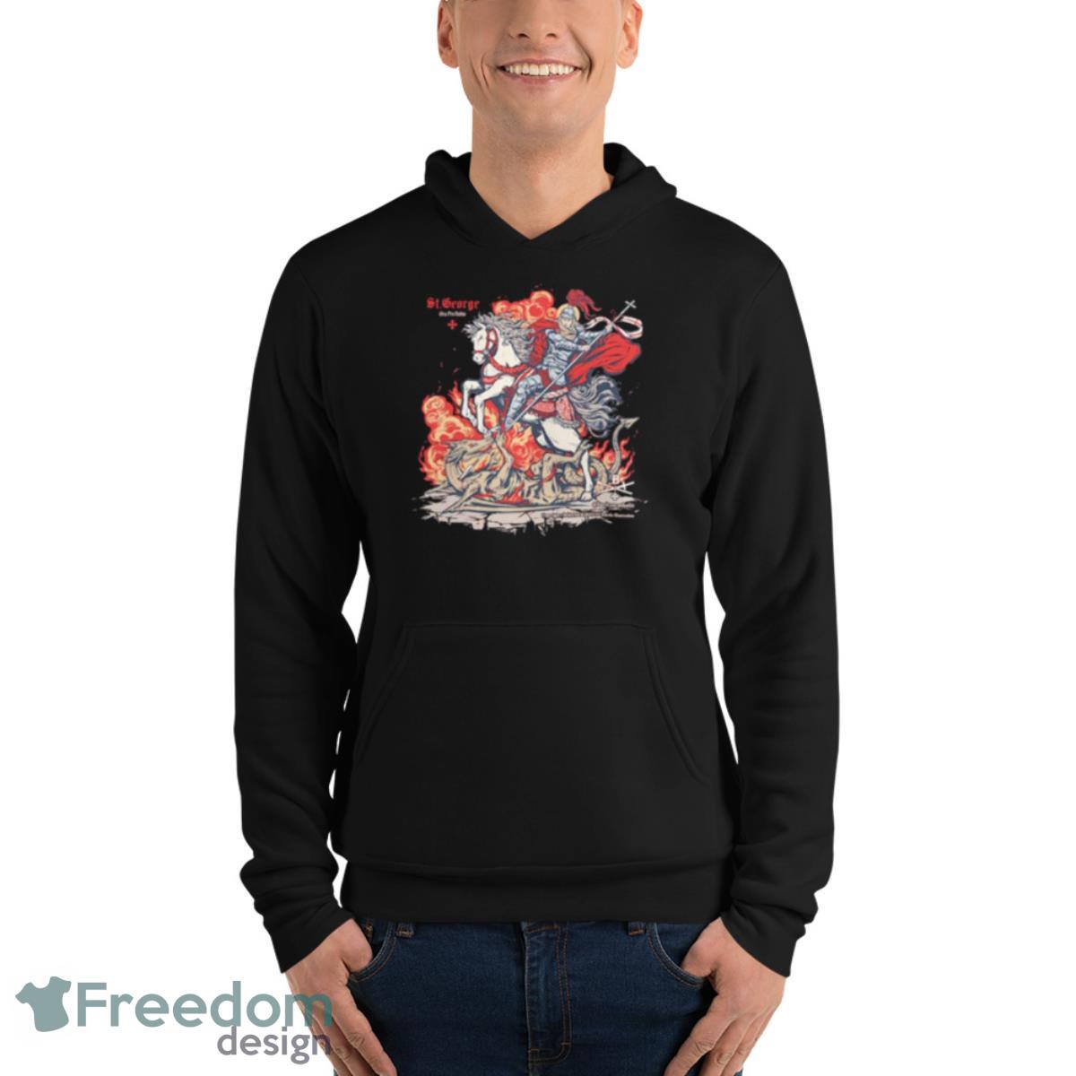 St George Ora Pro Nobis Shirt image St George Ora Pro Nobis Shirt - Unisex Fleece Pullover Hoodie
