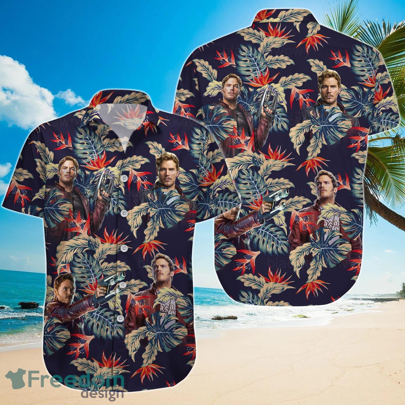 Star Lord Hawaiian Shirt And Short For Men And Women Product Photo 2