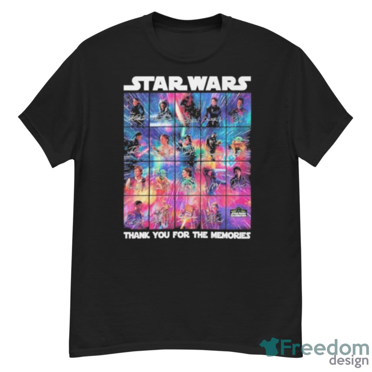 Star Wars Celebration 2023 Thank You For The Memories Signatures Shirt - G500 Men’s Classic T-Shirt