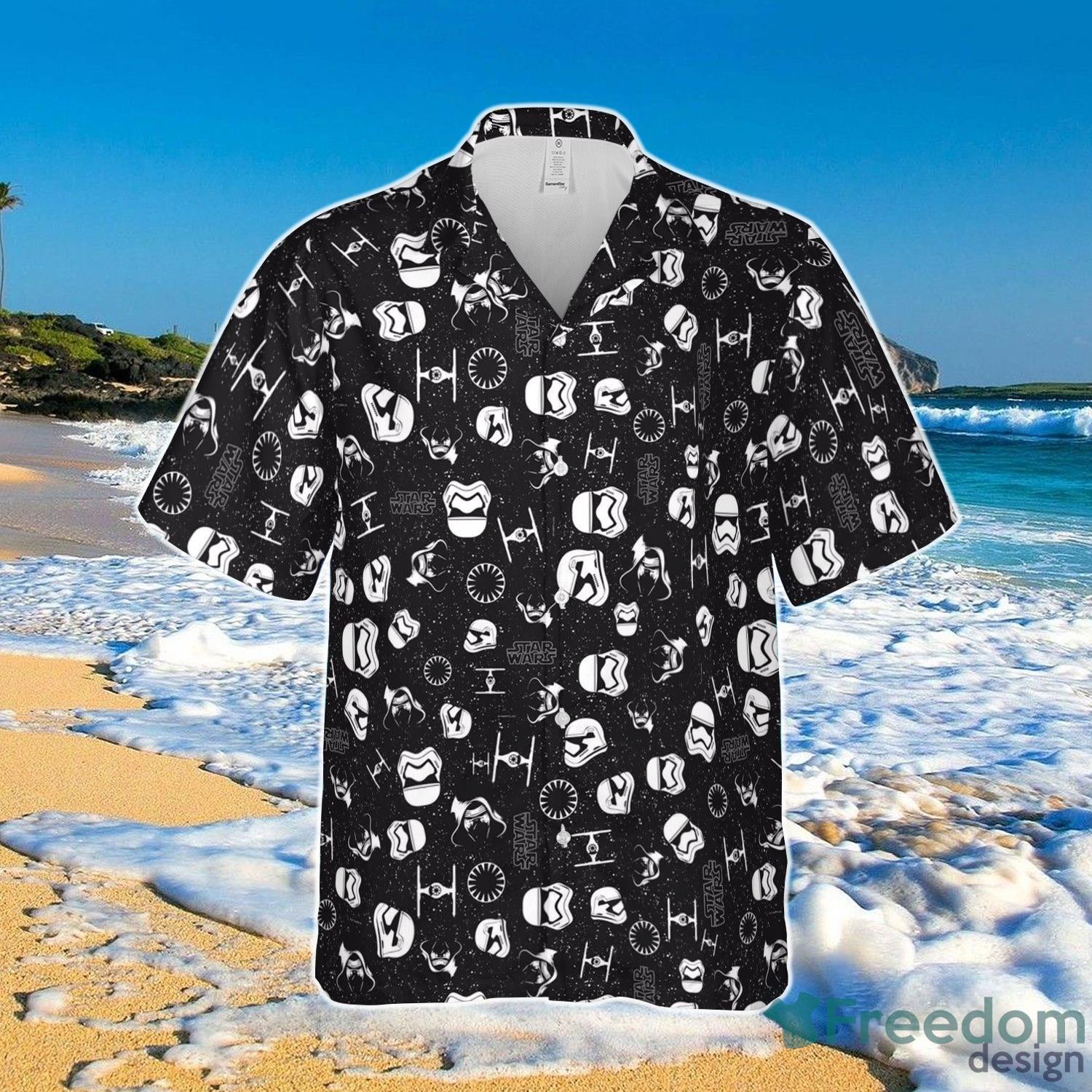 StarWars Hawaiian Shirt Friends Lover Beach Party Tee Disney Aloha Summer Product Photo 2