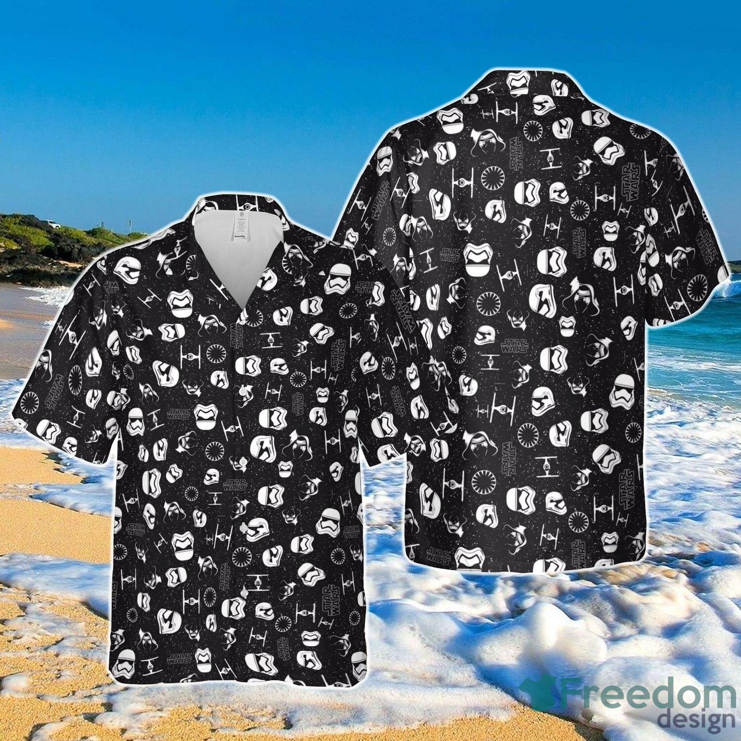 StarWars Hawaiian Shirt Friends Lover Beach Party Tee Disney Aloha Summer Product Photo 1