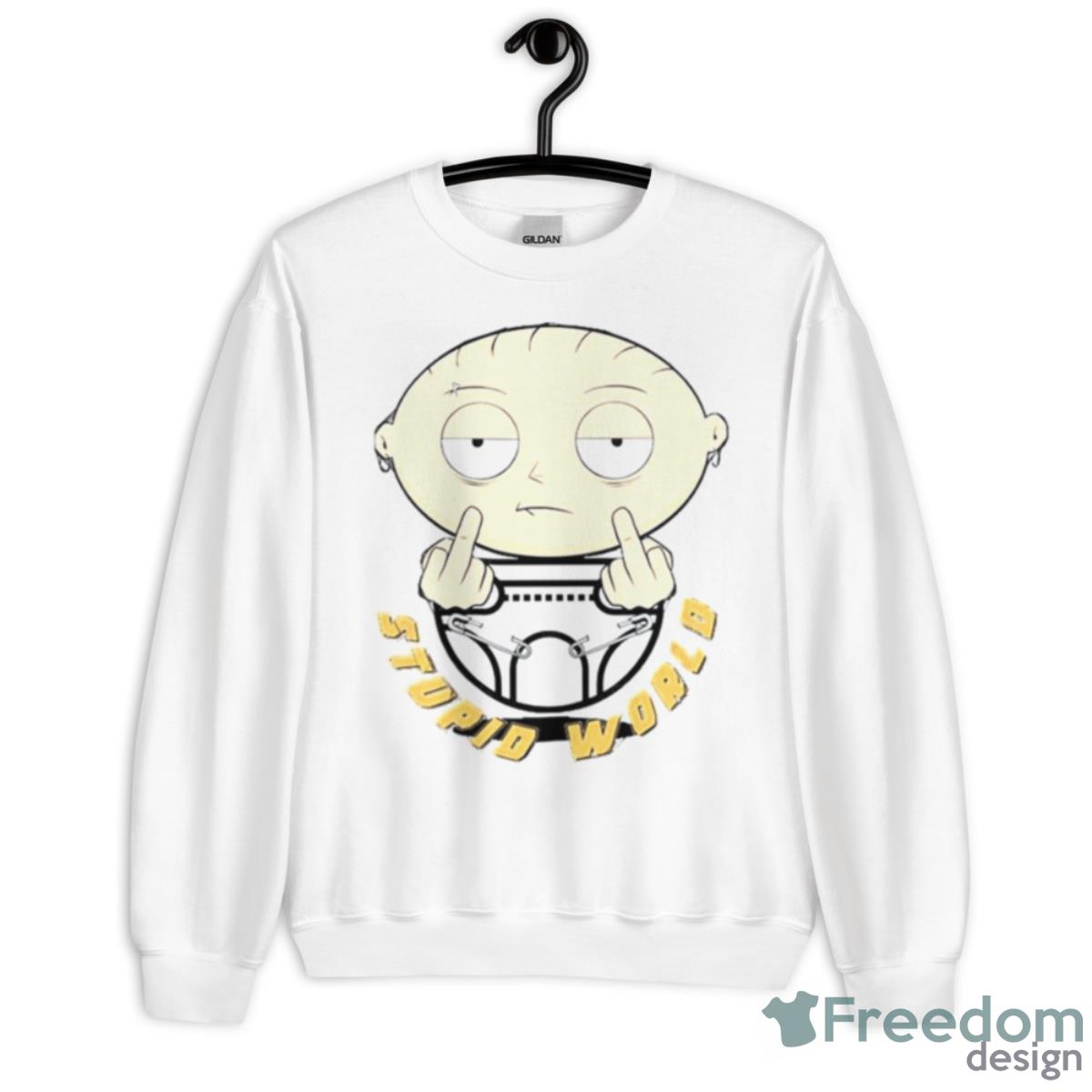 Stewie Baby World Family Guy Shirt - Unisex Heavy Blend Crewneck Sweatshirt