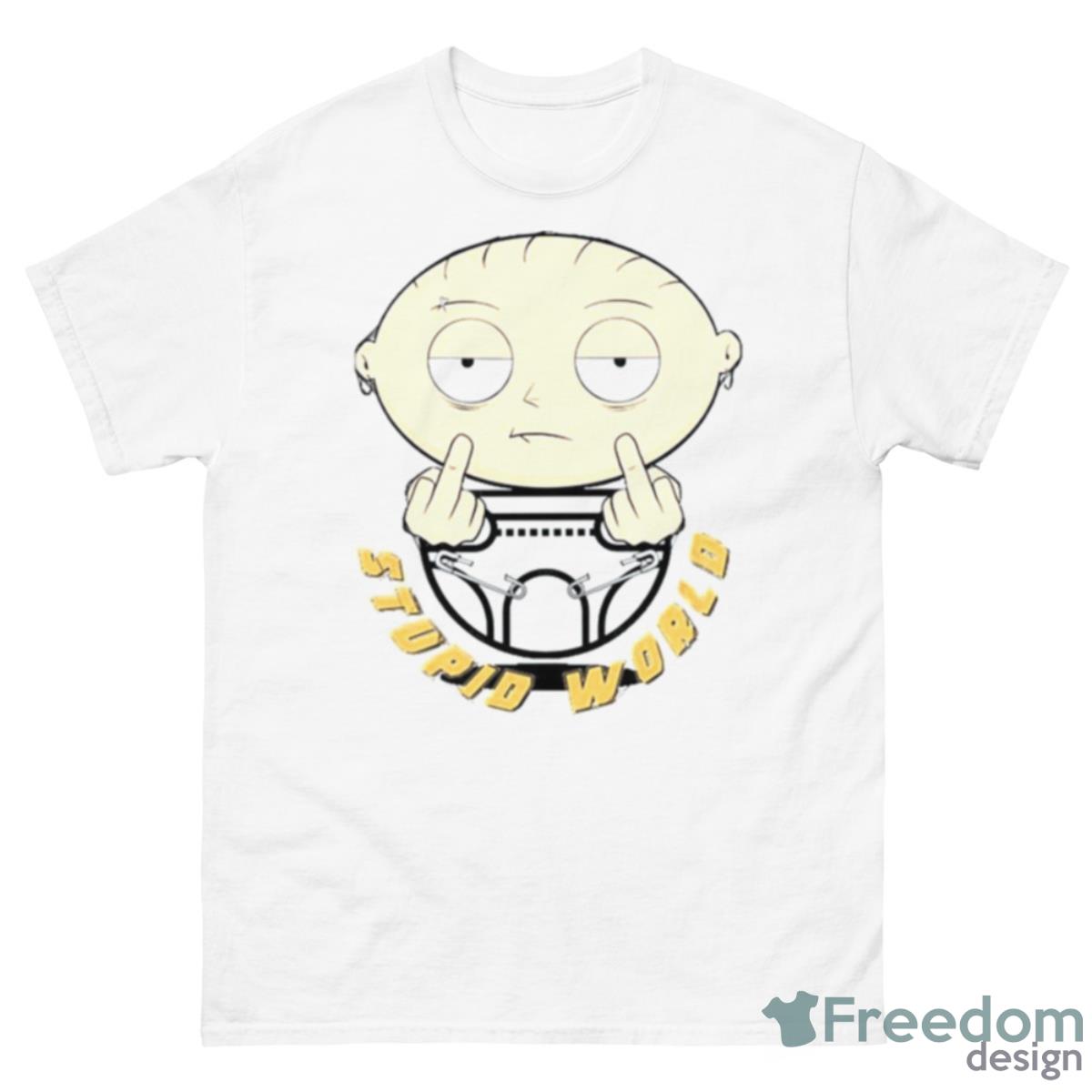 Stewie Baby World Family Guy Shirt - 500 Men’s Classic Tee Gildan