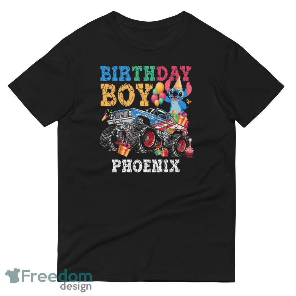 Stitch Birthday Boy Phoenix Shirt Monster Truck Disney Gift - 980 Lightweight Fashion Short Sleeve T-Shirt Stitch Birthday Boy Phoenix Shirt Monster Truck Disney Gift - 980 Lightweight Fashion Short Sleeve T-Shirt
