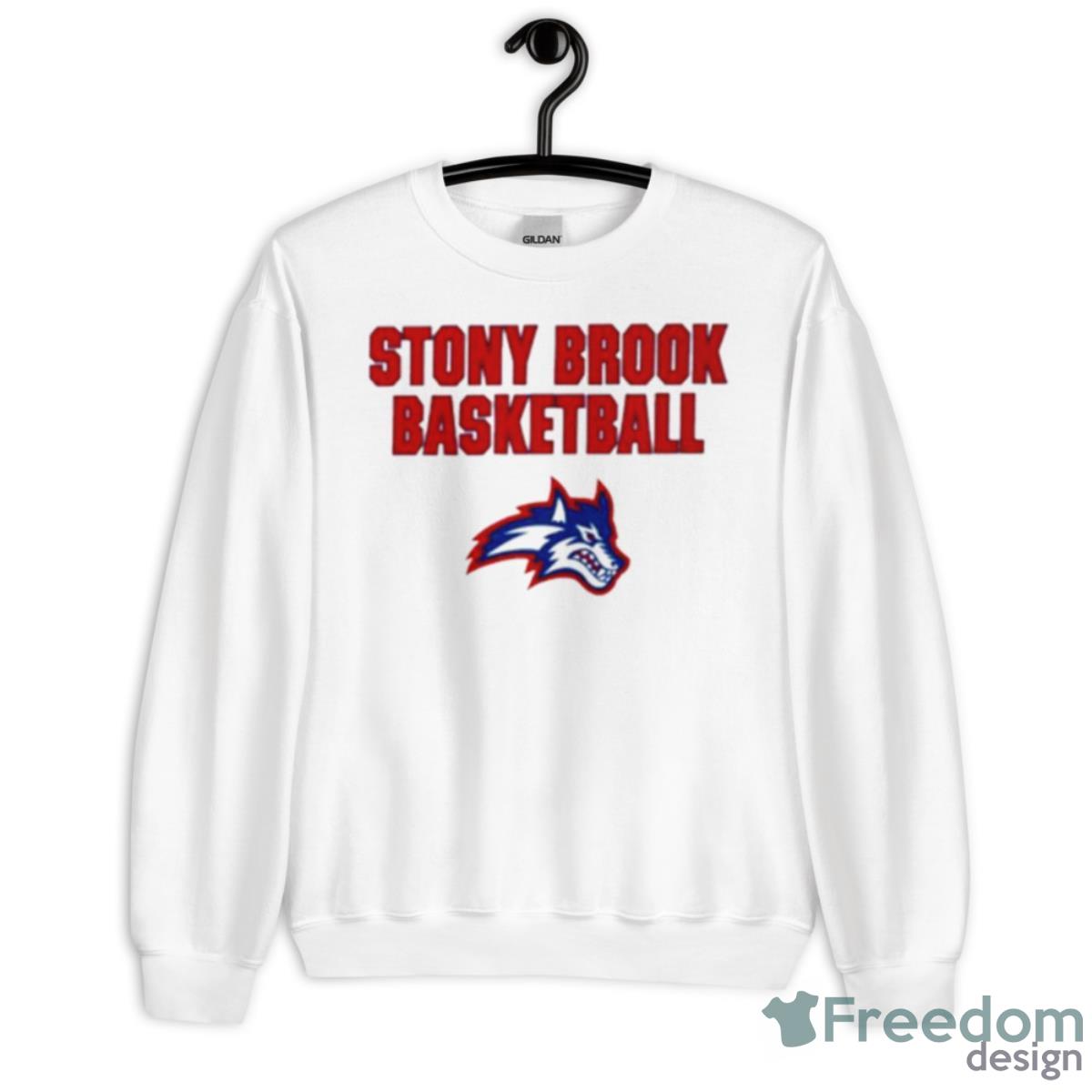 Stony Brook Basketball Shirt - Unisex Heavy Blend Crewneck Sweatshirt