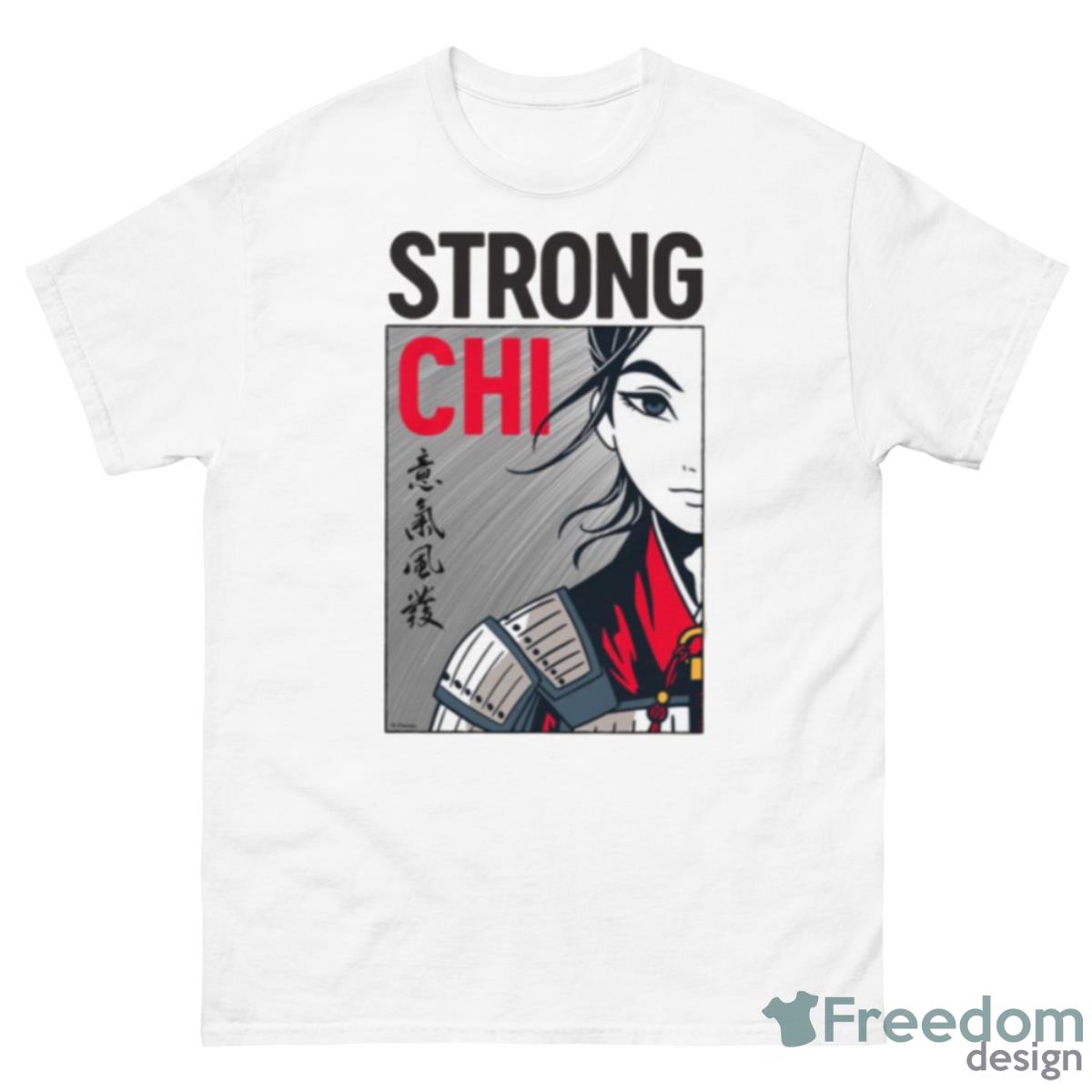 Strong Chi Illustration Mulan Shirt - 500 Men’s Classic Tee Gildan