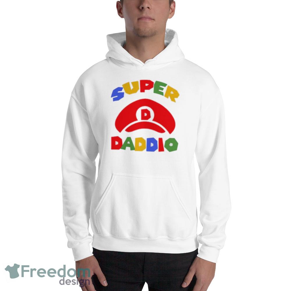 Super Daddio Super Mario Father’s Day Shirt - Unisex Heavy Blend Crewneck Sweatshirt