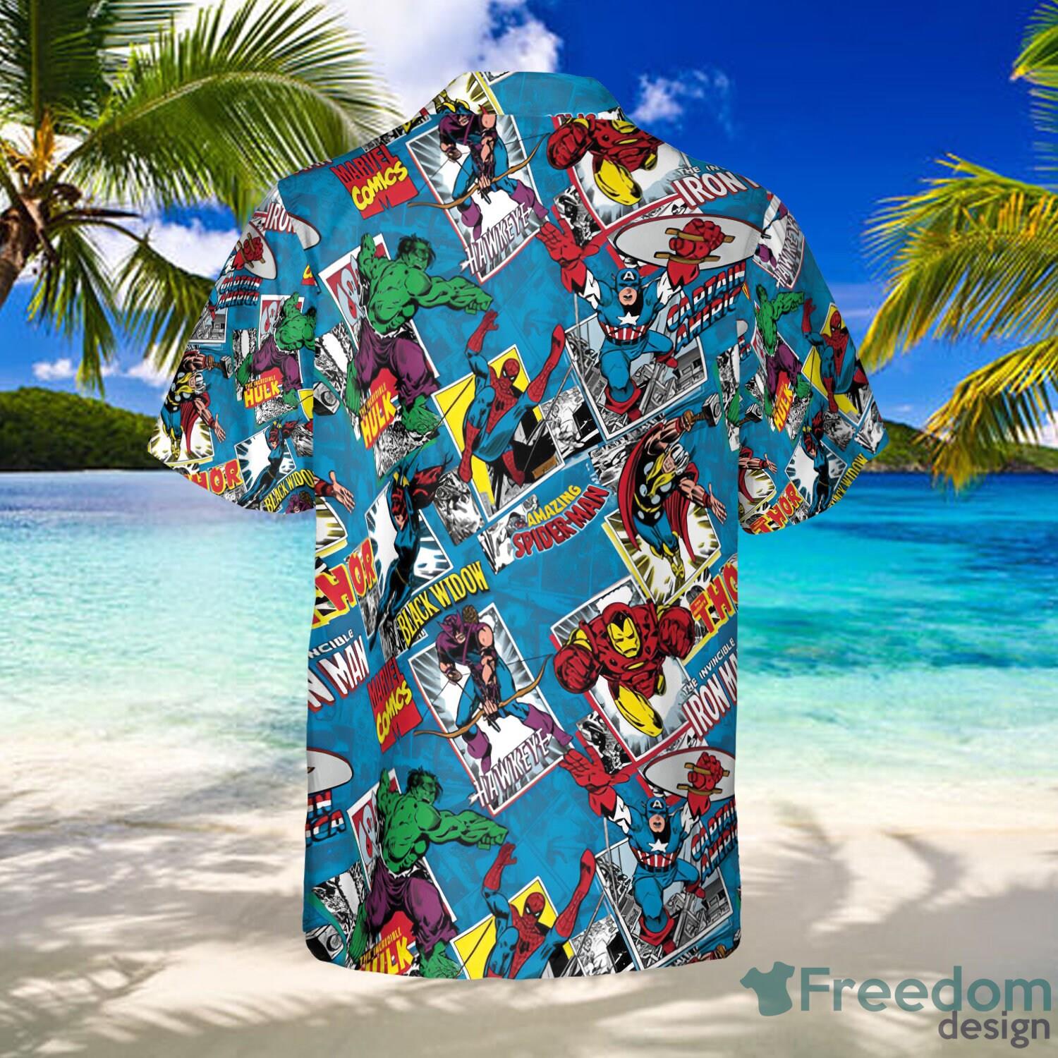 Superhero Marvel Heroes Hawaiian Shirt Gift For Friends Product Photo 2