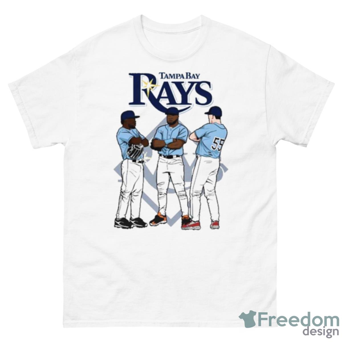 Tampa Bay Rays Time Three 2023 Shirt - 500 Men’s Classic Tee Gildan