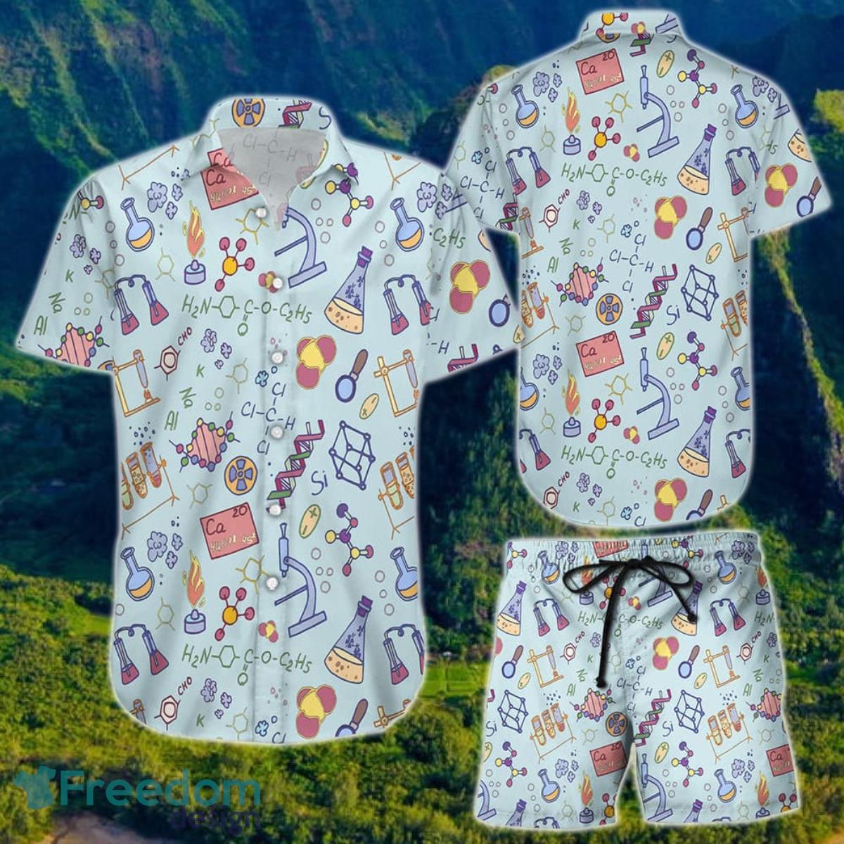 Teacher Hawaiian Shirt And Short For Men And Women Product Photo 1