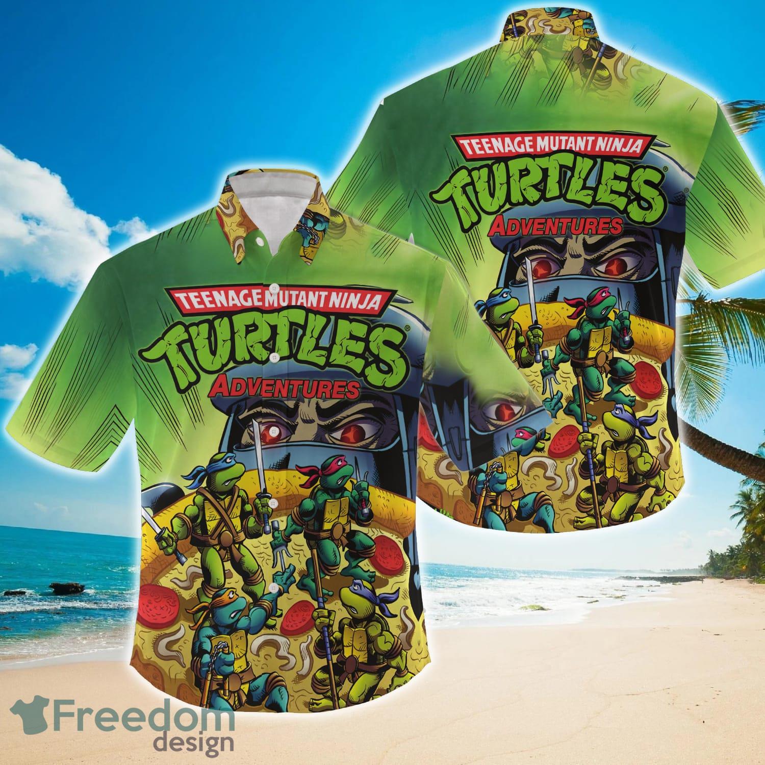Ninja Turtle Shirt Ninja Turtle Hawaiian Shirt Ninja Turtle Button