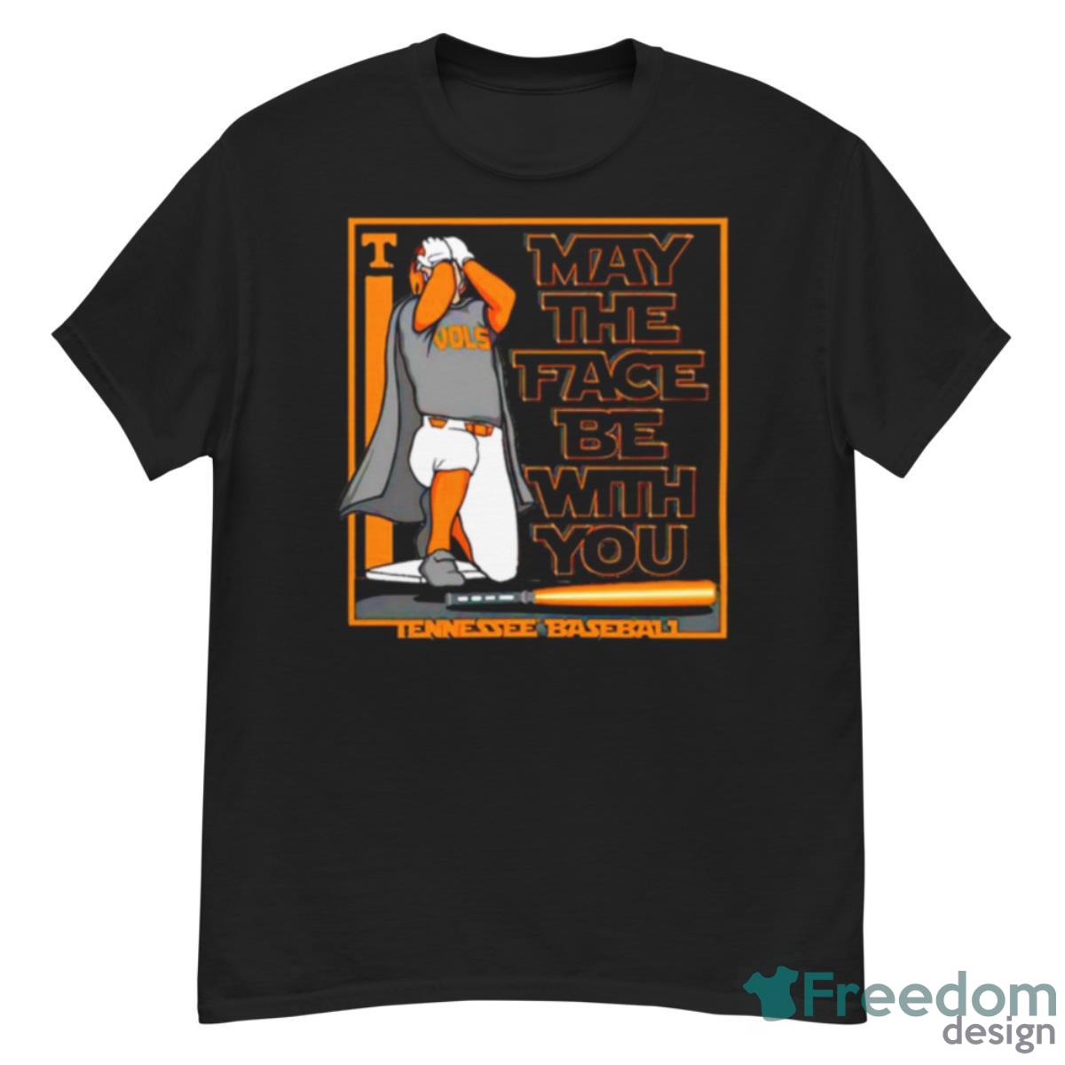 Tennessee Baseball May The Face Be With You Shirt - G500 Men’s Classic T-Shirt