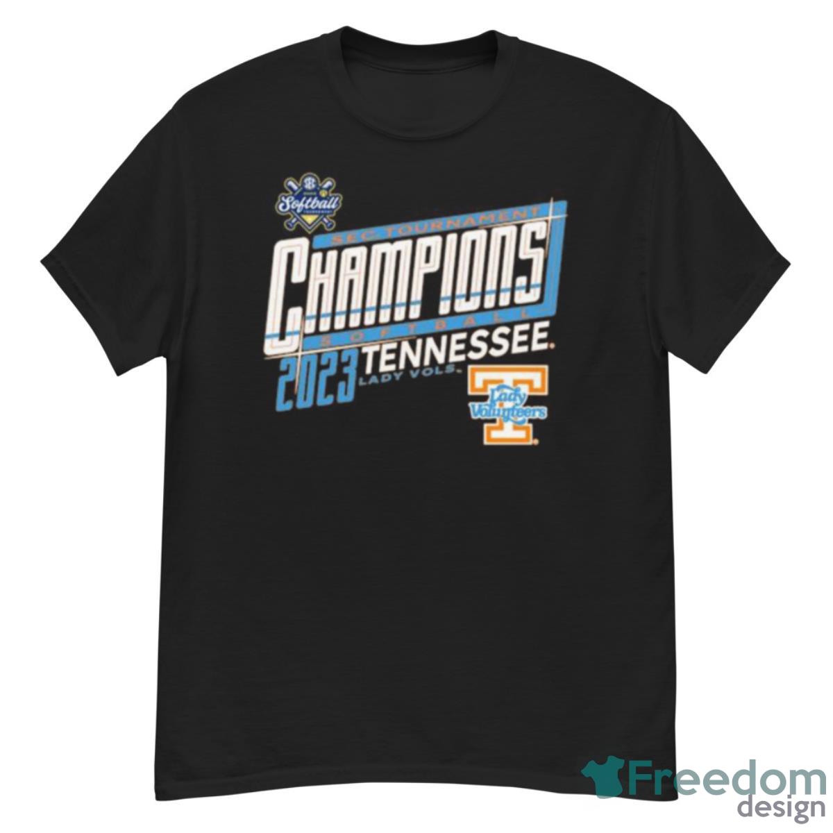 Tennessee Lady Vols 2023 SEC Softball Conference Tournament Champions Locker Room T Shirt - G500 Men’s Classic T-Shirt