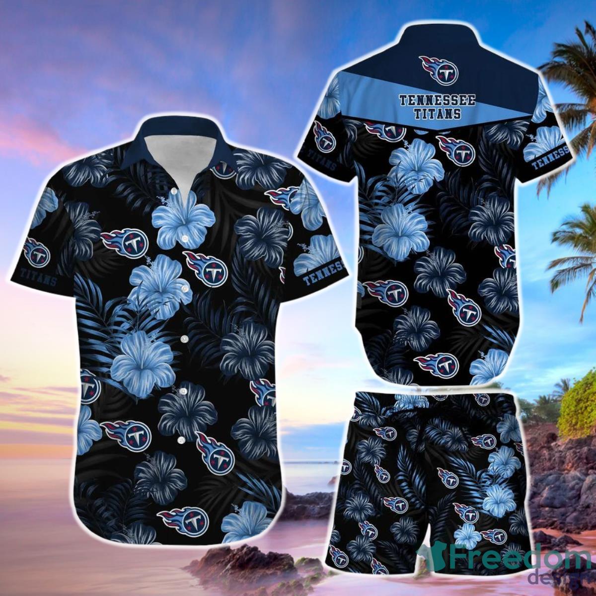 Tennessee Titans NFL Flower Hawaiian Shirt For Men Women