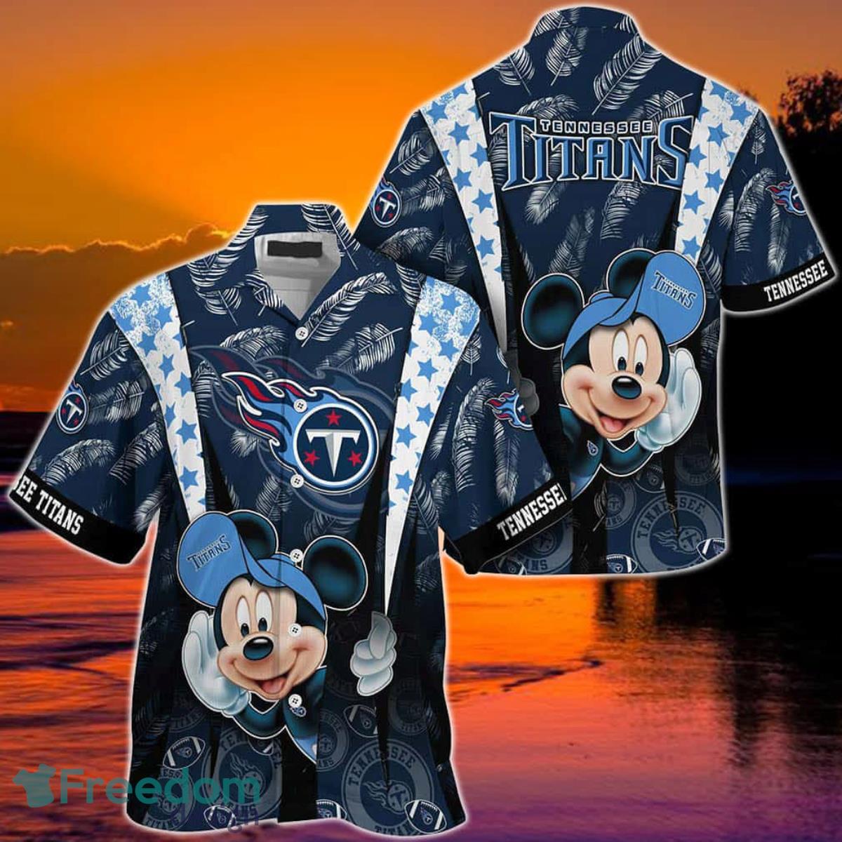 Tennessee Titans Custom Name NFL Hawaiian Shirt And Shorts Gift