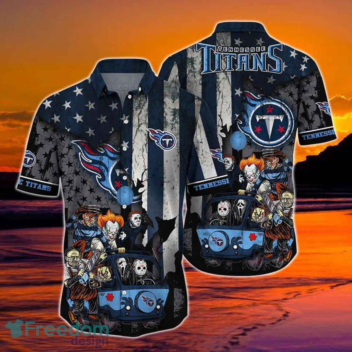 Tennessee Titans NFL Hawaiian Shirt Gift Ideas For Fans - Freedomdesign