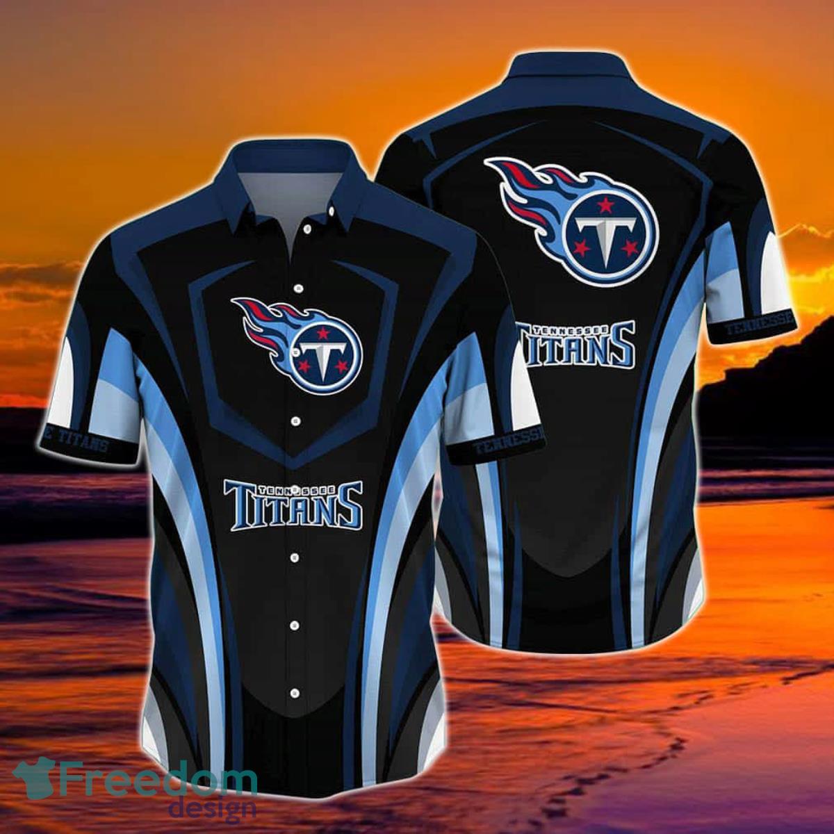 NFL Tennessee Titans Hawaiian Shirt Tropical Pattern New Hot Trend