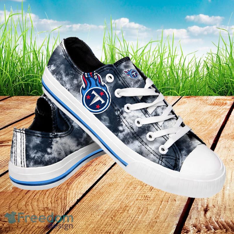 Tennessee Titans NFL Men And Women Low Top Tie-Dye Canvas Shoes For Fans -  Freedomdesign