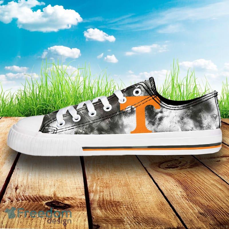 Tennessee Volunteers NCAA Men And Women Low Top Tie-Dye Canvas Shoe For Fans - Tennessee Volunteers NCAA Womens Low Top Tie-Dye Canvas Shoe_2
