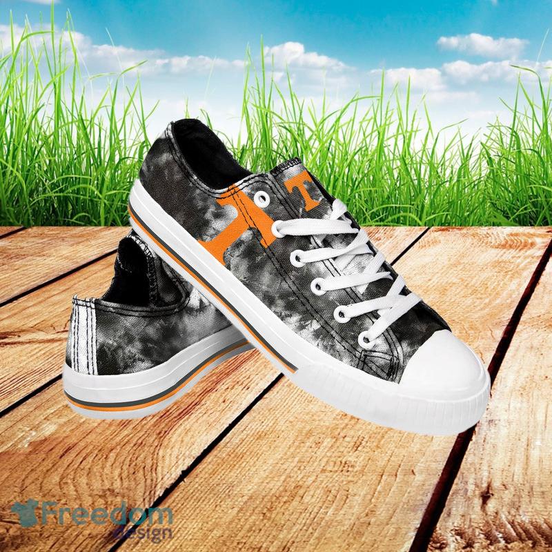 Tennessee Volunteers NCAA Men And Women Low Top Tie-Dye Canvas Shoe For Fans - Tennessee Volunteers NCAA Womens Low Top Tie-Dye Canvas Shoe_1