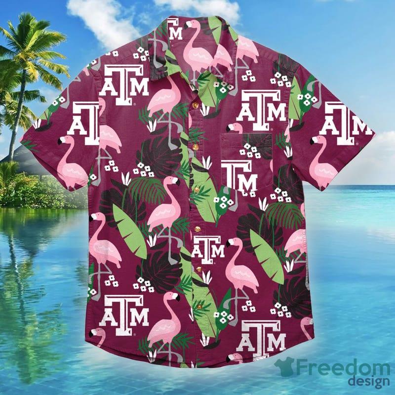 Texas A&M Aggies Floral Tropical Hawaiian Shirt