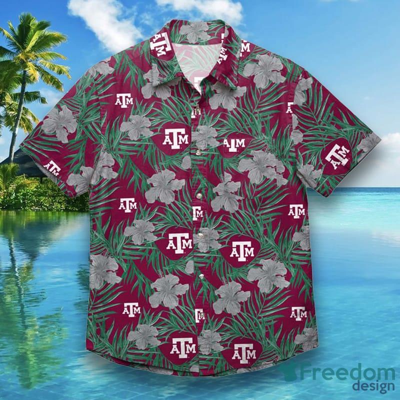 Texas A&M Aggies Floral Tropical Hawaiian Shirt