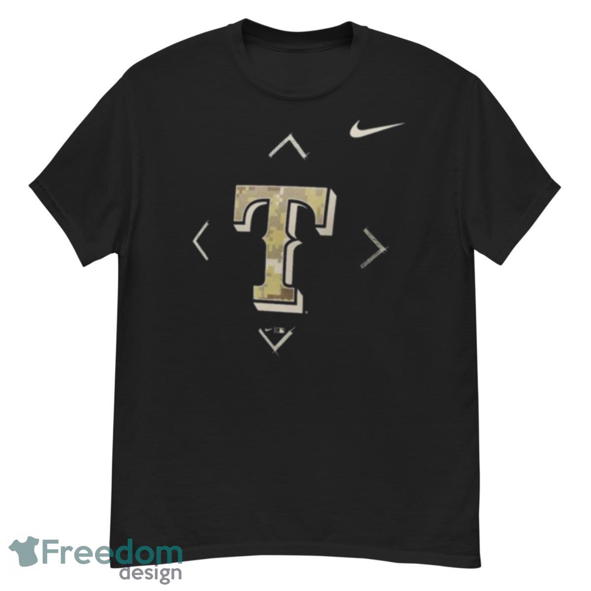 Texas Rangers Nike Camo Logo 2023 Shirt - Freedomdesign