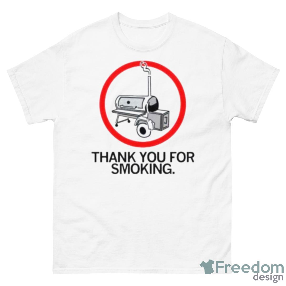 Thank You For Smoking Shirt - 500 Men’s Classic Tee Gildan